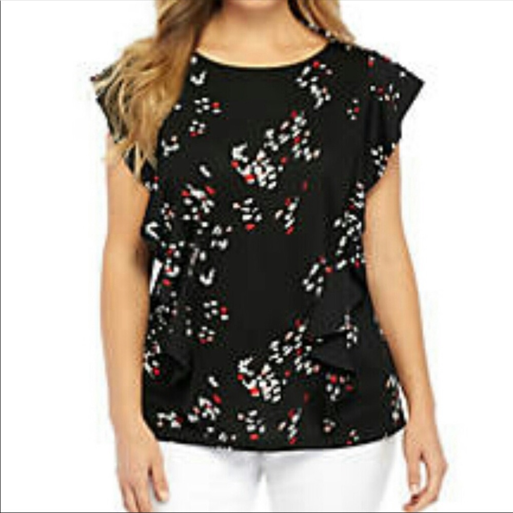 New dressy flutter sleeve top